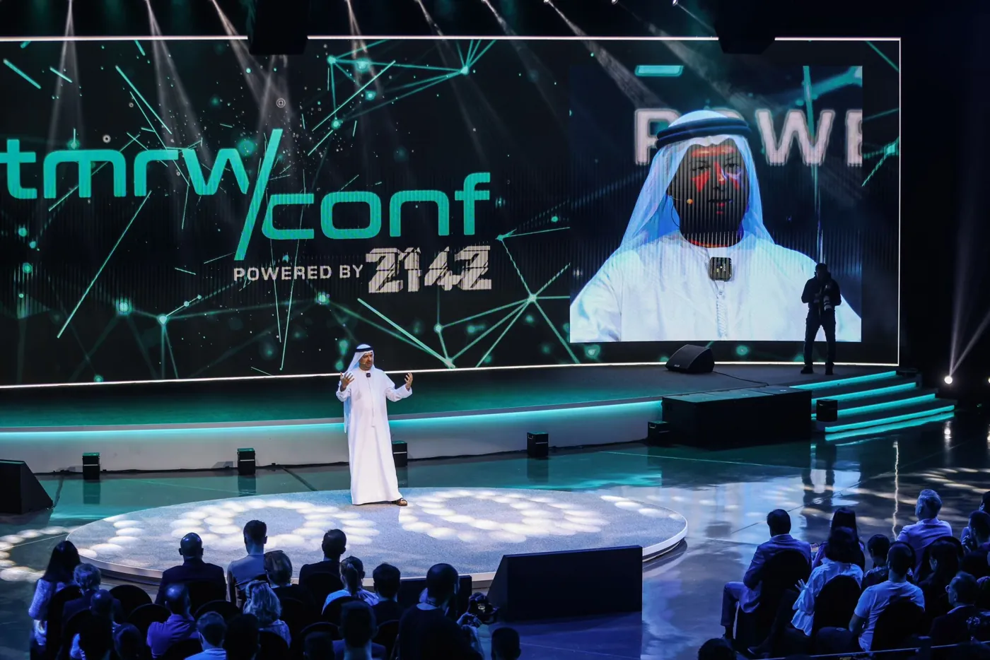 Keynote speaker on the TMRW Dubai main stage